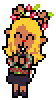 gif of noelle holiday from deltarune in an extra christmas-ey outfit, smiling
